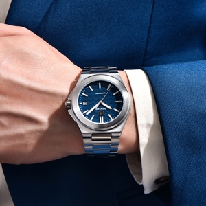 BENYAR New 39.5MM Luxury Men <b>Automatic</b> Mechanical Watch Business Leisure Men Watch Honeycomb Dial Waterproof Watch for Men - Product Image 5