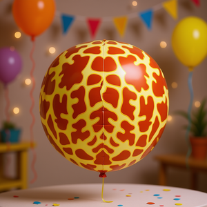 Party Love 4D Giraffe Balloon 56Cm Foil Metallic <b>Birthday</b> Party Kids <b>Decorations</b> - Product Image 2