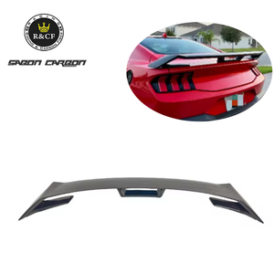 GT Style Lightweight <strong>Carbon</strong> <strong>Fiber</strong> Universal Rear <strong>Spoiler</strong> High Wing Deck Double For Ford <strong>Mustang</strong> 2024 Up - Product Image 1