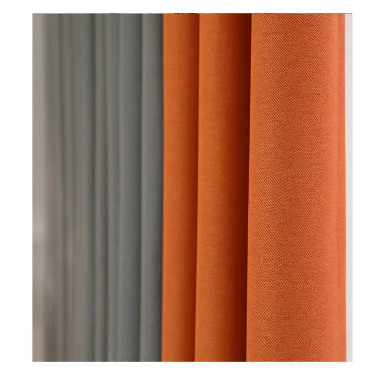 Hot Sale Custom Cheap 100% Polyester Luxury Blackout Curtains Living Room Cheap Curtains