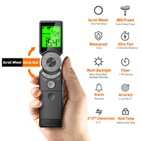 Mini6 termometer daging Digital presisi tinggi, termometer daging Digital tahan air presisi tinggi dengan Timer OEM ODM mendukung suhu plastik