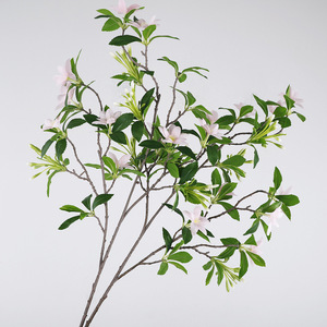 Fleurs artificielles de Murraya Paniculata bleues, blanches, roses, violettes, en plastique et soie, haute simulation, pour décorations de maison et de mariage - Product Image 2