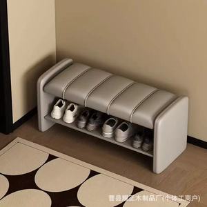 A <b>shoe</b>-changing bench at the entrance, exuding a touch of understated luxury, can be used as a seat or <b>shoe</b> cabinet integrated - Product Image 1