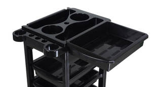 Modern Plastic Beauty Salon Furniture Mobile Hair Salon Cabinet <strong>Trolley</strong> for Apartment Use - Product Image 4