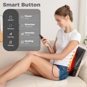 Eveekon <span class=keywords><strong>2026</strong></span> Cojín de Masaje Eléctrico para Espalda, Almohada de Masaje Inalámbrica para Silla de Coche y Uso Doméstico para Aliviar el Dolor - Product Image 2