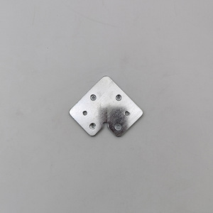 Supports d'angle en aluminium 62x41mm, connecteurs d'angle droit durables pour meubles, accessoires de quincaillerie pour portes d'armoires - Product Image 2