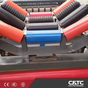 Roller Penyangga Konveyor Sabuk Berlapis Karet Standar / Khusus - Product Image 2