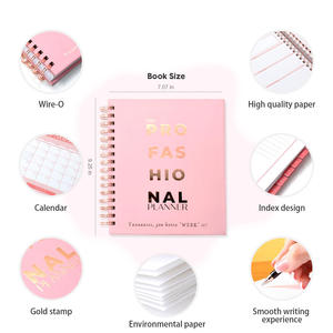 Carnet à spirale A5 personnalisé avec logo, couverture rigide, journal, carnet de notes pour le bureau et l'école, service d'impression OEM - Product Image 6