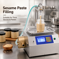 Machine de remplissage semi-automatique pour miel, chocolat, cacahuètes, savon, sauces et pâtes très visqueuses