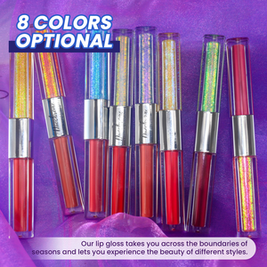 Vẻ đẹp quyến rũ hai đầu không thấm nước mờ ánh sáng lung linh hai kết thúc cao sắc tố lâu dài Tắc Kè Hoa đôi son bóng - Product Image 2