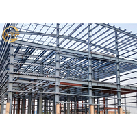 Entrepôt en structure métallique préfabriquée durable, bâtiment à ossature métallique pour hangar d'avions et stockage