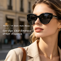 Nouvelle Tendance Mode : Lunettes de Soleil Intelligentes Cat Eye avec Traducteur IA, Assistant Vocal et Longue Autonomie Audio