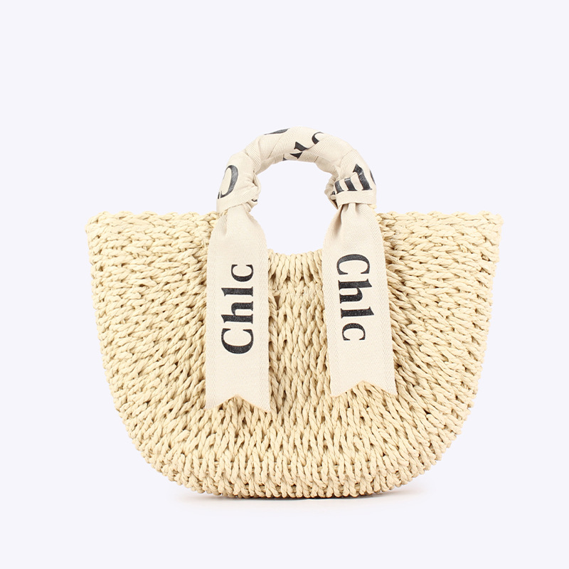 Pequeño beige + cinta de letras