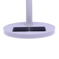 Éolienne solaire manuelle en plastique ABS certifiée CE/FCC/RoHS, logo de la marque FC, éclairage décoratif extérieur à LED blanches pour bureau