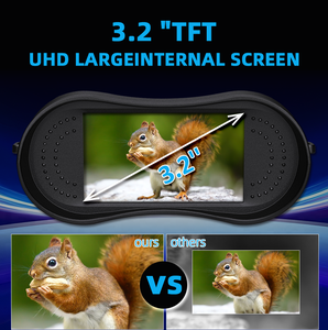 Kính nhìn đêm & kính đeo mắt hồng ngoại 4K hiệu suất cao, xu hướng mới, ghi hình hoàn hảo - Product Image 5