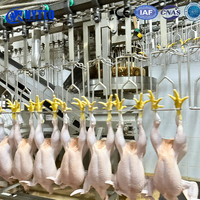 Abattoir automatique de volailles pour costume d'économie de main-d 'œuvre pour abattoir d'oiseaux d'oie de canard de taille moyenne