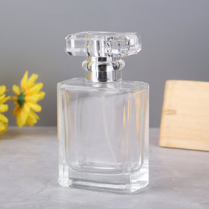High Quality Black Square Empty <b>Perfume</b> Glass Bottle Wholesale - Product Image 1