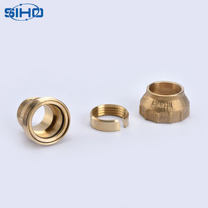 Raccords de compression en laiton avec tés forgés à filetage mâle pour applications de gaz et de pétrole Traitement de surface plaqué - Product Image 6