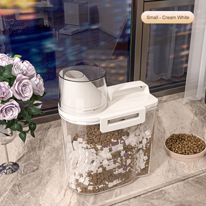 Boîte de rangement hermétique en PP sans BPA avec <span class=keywords><strong>bec</strong></span> verseur et tasse à mesurer pour le riz et les aliments secs – Organisation de garde-manger - Product Image 3