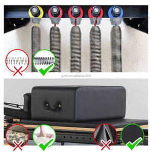 Pilates komersial Trapeze Hitam aluminium pelacak lengkap Pilates reeks Gym Studio peralatan tahan lama mesin reparasi Pilates - Product Image 2