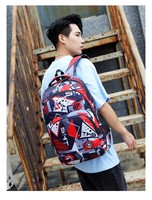 Mochila de Camuflaje Oxford Nueva, Gran Capacidad, Transpirable, Unisex, para Estudiantes de Primaria y Secundaria, Bolsa de Viaje para Computadora