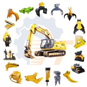 Di alta qualità singolo cilindro idraulico escavatore Grapple Grab 3t 5t 8t australiano stile per la pietra materiale uso - Product Image 6