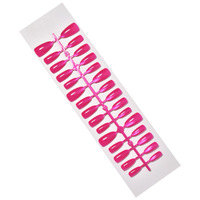 Vente en gros de 30 pièces de faux ongles en forme de fruit du dragon, effet œil de chat, couleur unie, réutilisables, emballage personnalisé, approvisionnement en usine