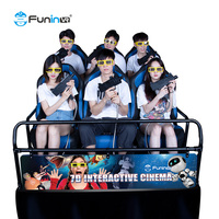 Simulateur de cinéma Vr parc à thème 9d Vr 360 chaise de cinéma de mouvement 12 5d Thrill Cinema Equipment 9d Vr Cinema 18 sièges