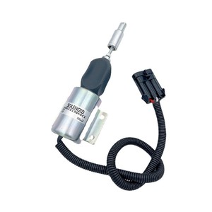 Vanne solénoïde 1813868C1 12V DC pour arrêt du carburant diesel pour système d'injection moteur Cummins - Product Image 1