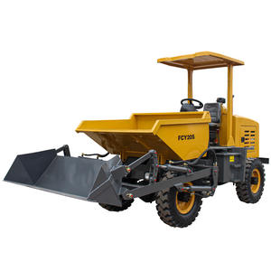 Harga murah 4 roda penggerak situs Mini truk Dumper FCY20S Tipping Hopper konstruksi pertanian pengangkut diri - Product Image 4
