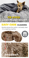 Lit pour chien de luxe 2026 en forme de donut, design doux et moelleux pour petits et grands chiens, lit chaud parfait pour chats, style mignon
