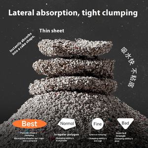 Fabrika OEM Kitty Arena Sanitaria Para Gatos Libre De Polvo kedi kum kabı kum hafif topaklanma doğal cevher kedi kumu - Product Image 5