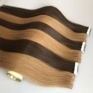 Nuovissimo mini nastro capelli umani pack doppio capelli disegnati extension nastro adesivo per extension per capelli invisibile