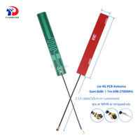 Comunicación Inalámbrica Integrada, Antena PCB 4G LTE UFL MHF1 de Alta Ganancia 8dBi con Conector Interno
