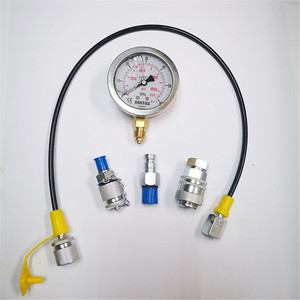 Connecteur rapide mâle-femelle pour excavatrice, manomètre, raccord <span class=keywords><strong>de</strong></span> <span class=keywords><strong>test</strong></span> <span class=keywords><strong>de</strong></span> pression, connecteur <span class=keywords><strong>de</strong></span> <span class=keywords><strong>test</strong></span> <span class=keywords><strong>de</strong></span> pompe hydraulique - Product Image 1