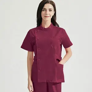 Uniforme de enfermera de diseño, a la moda, para médicos, hospital, a la moda, color blanco