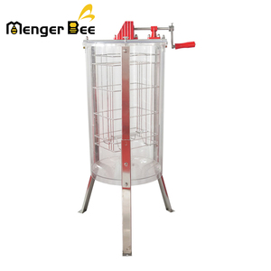 Machine de traitement de miel manuelle américaine locale 2 cadres matériel acrylique transparent extracteur centrifuge équipement apicole après-vente - Product Image 1