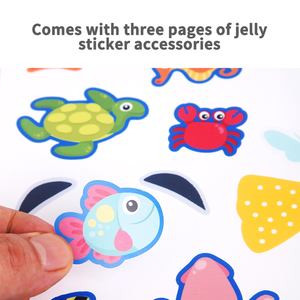 Keybaby - Livre de maquillage <span class=keywords><strong>à</strong></span> thème <span class=keywords><strong>dinosaure</strong></span> Robert pour enfants, autocollants réutilisables en gelée sûre pour garçons, filles, bébés, fêtes et vacances - Product Image 3