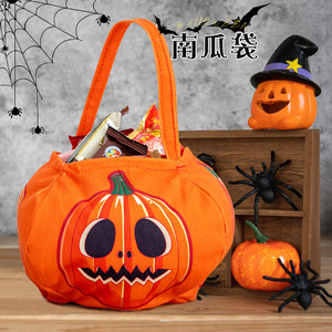 Hot Selling Halloween Candy Bags, Holiday Decorations, Children's Hand-held Pumpkin Bags, Kindergarten Gift Bags - Product Image 3