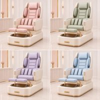 Station de pédicure intelligente pour salon de manucure avec massage multi-zones, bassin transparent et finition personnalisée