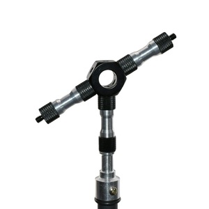 Accessoire d'éclairage de camping en plein air, écrou hexagonal à 3 trous de 38 mm, support de montage pour lampe torche, éclairage d'ambiance de table - Product Image 2