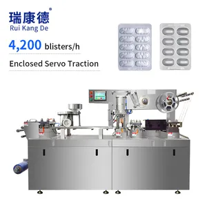 Automatic Tablet Capsule Blister Packaging Packing Machine Pvc Tablet Blister Packing Machine Price