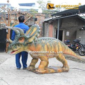 Công viên giải trí ngoài trời Dino AD030 của tôi mô hình Triceratops animatronic kích thước nhỏ - Product Image 4