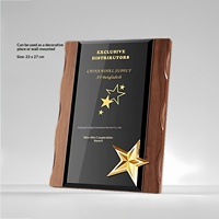 Médailles personnalisées gravées en bois et métal avec dorure/argenture, certificats imprimés UV, reconnaissance d'excellence d'équipe, anniversaire, remerciement