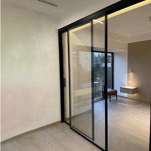 Puerta <span class=keywords><strong>de</strong></span> pasillo <span class=keywords><strong>de</strong></span> aluminio, interior personalizado, puerta corredera <span class=keywords><strong>de</strong></span> cristal moderna, diseños <span class=keywords><strong>para</strong></span> sala <span class=keywords><strong>de</strong></span> estar, <span class=keywords><strong>cortinas</strong></span> <span class=keywords><strong>de</strong></span> lujo <span class=keywords><strong>para</strong></span> <span class=keywords><strong>puertas</strong></span> y ventanas - Product Image 6