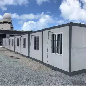 Có thể gập lại container nhà Sentry Hộp bảo vệ nhà văn phòng xây dựng kết cấu thép khách sạn hiện đại gấp container ký túc xá - Product Image 1