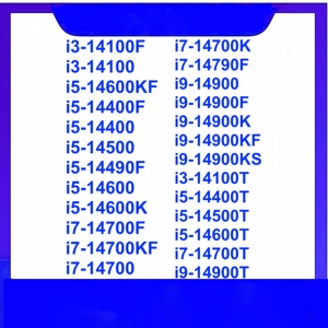CPU I3 14100F 14400F 14100T I5 14400 14400K 14500 14600K 14600KF I7 14700K 14700F 14700 14700KF <span class=keywords><strong>I9</strong></span> 14900KF 14900K 14900KS 14900F - Product Image 2