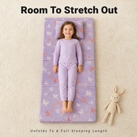 Canapé-lit pliable en mousse pour enfants, imprimé papillon, en peluche, pour chambre d'enfant, salle de jeux, crèche