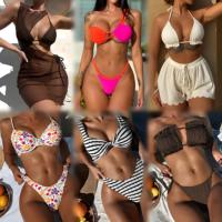 Venta al por mayor de fábrica: Nuevo bikini sexy 2026, ropa de playa, moda de verano, conjunto de bikini de dos piezas para mujer, estilos de trajes de baño enviados al azar.