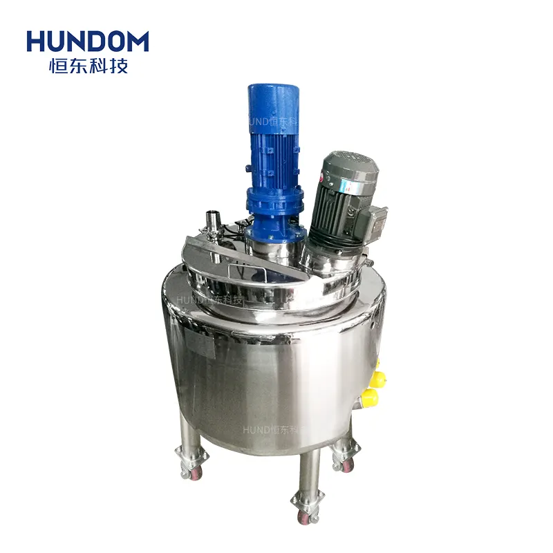 Hot Sales Industrial 500 Liter Liquid Detergent Soap Mixing Homogenizing Tank Mixer Machine